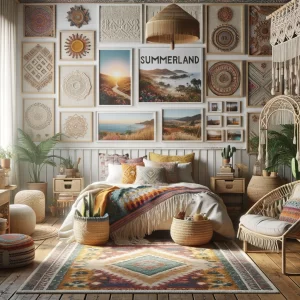 Creating a bohemian-style bedroom in 2024