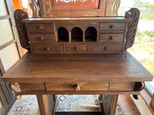 Antique Spanish Colonial Writing Table - Image 5