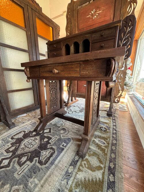 Antique Spanish Colonial Writing Table - Image 6