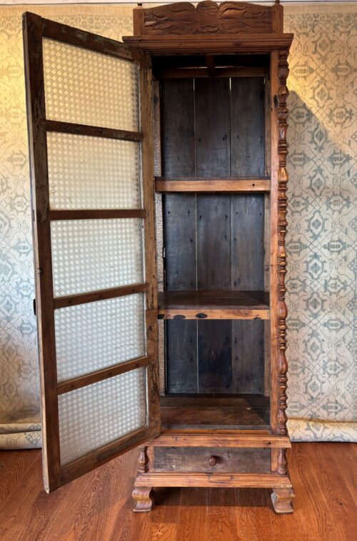 Spanish Colonial Tall Kitchen Cabinet - Image 5